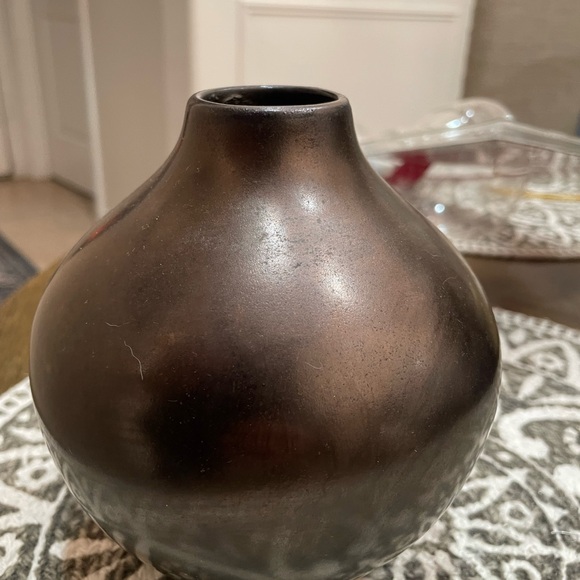 Crate&Barrel Dark Bronze Vase - Picture 5 of 5